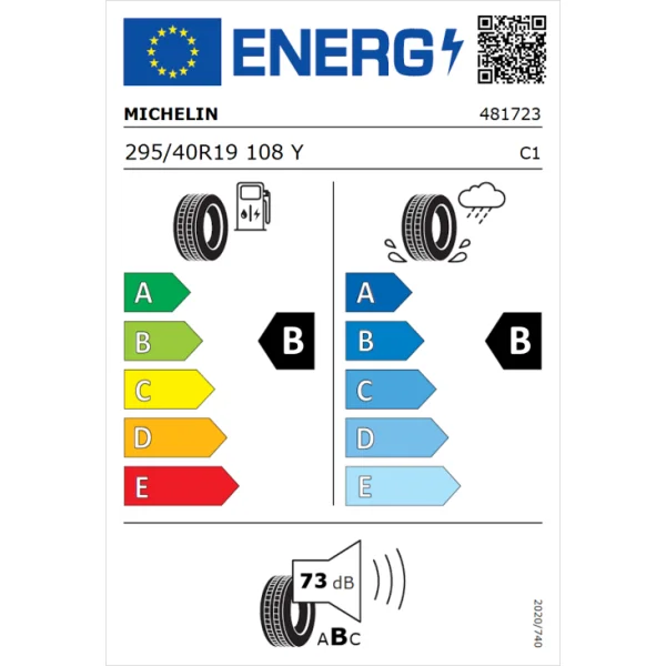 MICHELIN L295/40 R19 PILOT SPORT 4 108Y XL N0 RG DOT2019