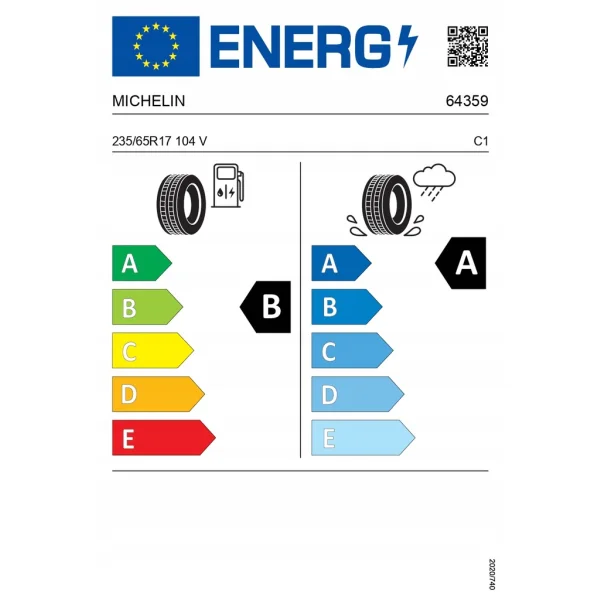 MICHELIN L235/65 R17 LATITUDE SPORT 3 104V MO