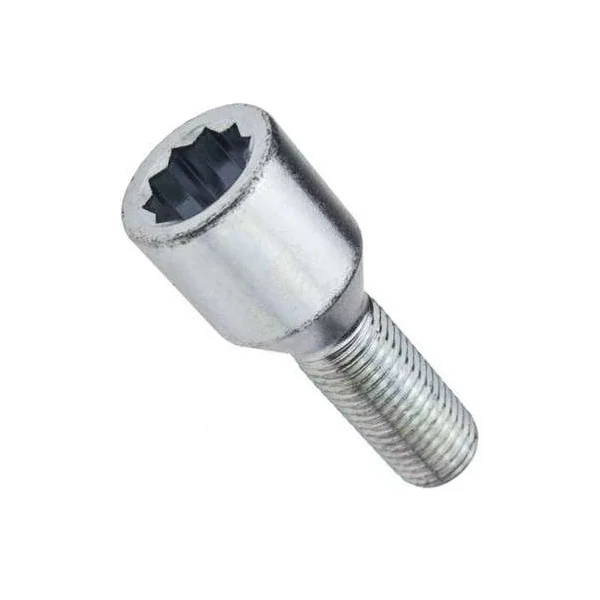 Śruba - M12x1.50 - 32mm - TORX - ocynk - stożek