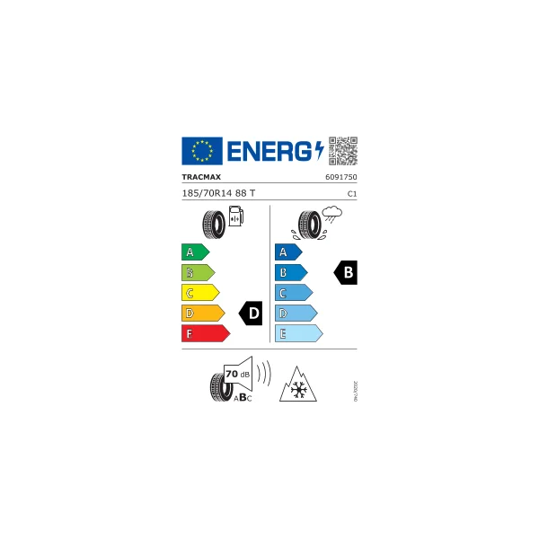 TRACMAX Z185/70 R14 X-PRIVILO S130 88T RG
