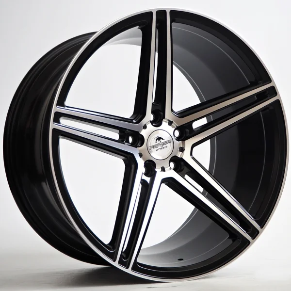 Felgi Aluminiowe 19" Forzza Bosan 5x112 9,5" ET35 Black Matt Face Machined