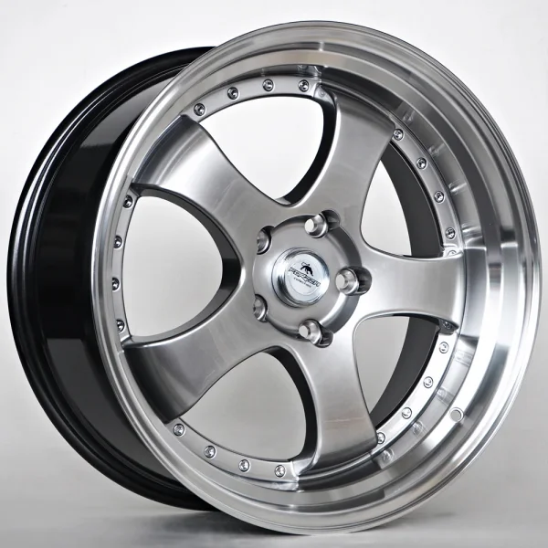 Felgi Aluminiowe 19" Forzza Flamber 5x112 8,5" ET30 Hyper Black/Lip Machined