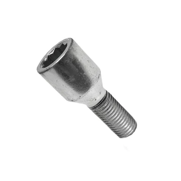 Śruba - M12x1.50 - 28mm - TORX - ocynk - stożek