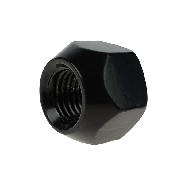 Nakrętka - M12x1,50 - K19 - czarna - otwarta