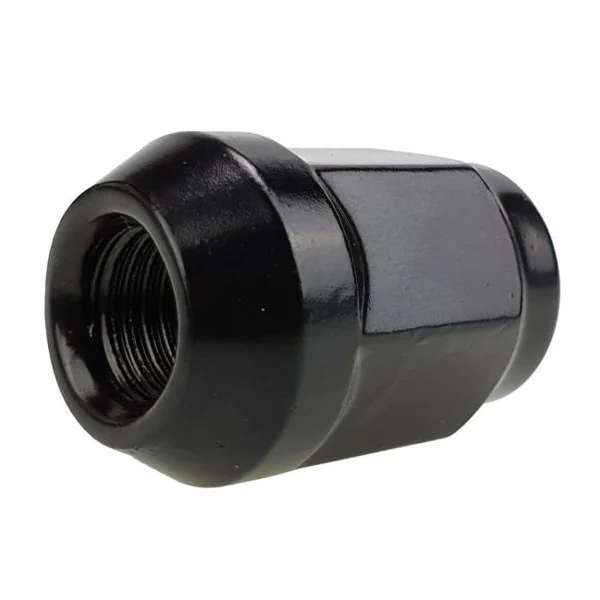 Nakrętka - M12x1,25 - K21 - czarna - zamknięta