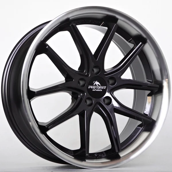 Felgi Aluminiowe 19" Forzza Storm 5x120 8,5" ET30 Black Magic Lip Polished
