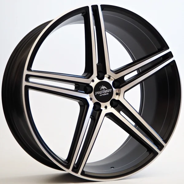 Felgi Aluminiowe 21" Forzza Bosan 5x112 9,0" ET25 Black Matt Face Machined