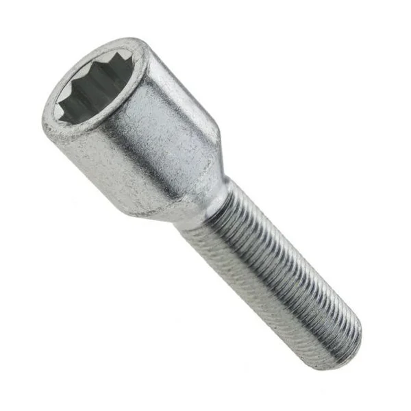 Śruba - M12x1.50 - 45mm - TORX - ocynk - stożek