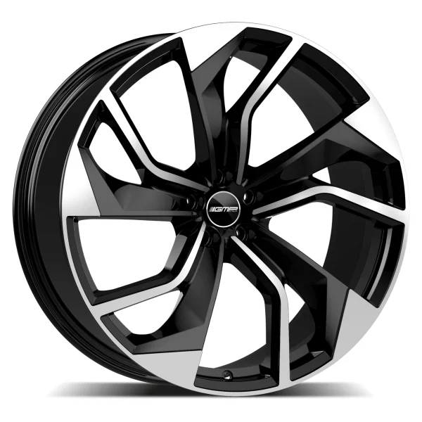 Felga Aluminiowa GMP Rebel 21" 10J 5x112 ET19 Czarna z Polerowaniem