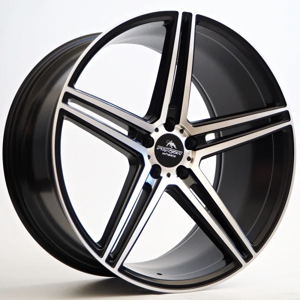 Felgi Aluminiowe 21" Forzza Bosan 5x112 10,5" ET38 Black Matt Face Machined