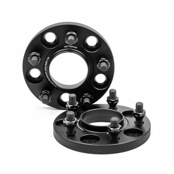 Dystanse 15mm 5x114.3 60.1 Stud M12x1.5 Czarne