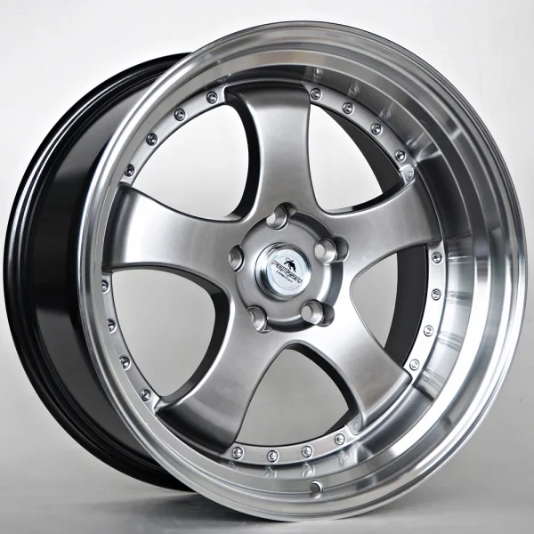Felgi Aluminiowe 19" Forzza Flamber 5x120 9,5" ET25 Hyper Black/Lip Machined