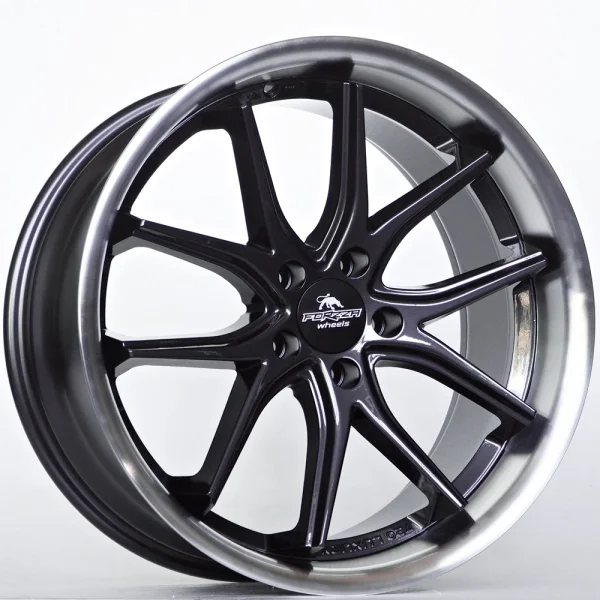 Felgi Aluminiowe 19" Forzza Storm 5x120 9,5" ET38 Black Magic Lip Polished