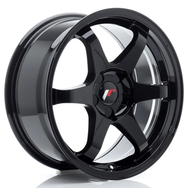 JR Wheels JR3 17x8 ET20-35 BLANK Gloss Black