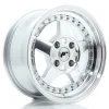 JR Wheels JR6 15x7 ET35 4x100 Silver Machined Face
