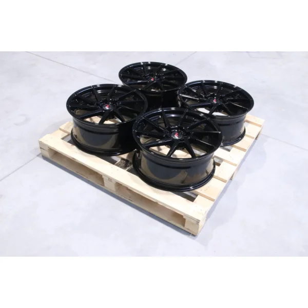 Set of JR36 19x8,5 ET40 + 19x8,5 ET25 5x112 Gloss Black