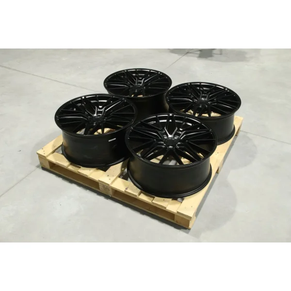 Set of JR38 21x9 + 21x9,5 ET35 5x112 Matt Black