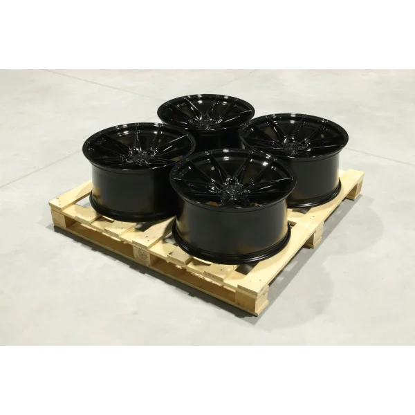 Set of JR44 20x10 ET24 5x112 Gloss Black