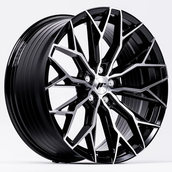 JR Wheels JR49 20x9 ET20-35 5H BLANK Gloss Black Machined Face