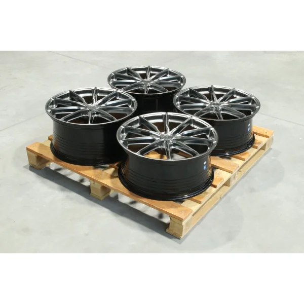 Set of JR37 21x9 ET38 + 21x10 ET44 5x108 Hyper Black