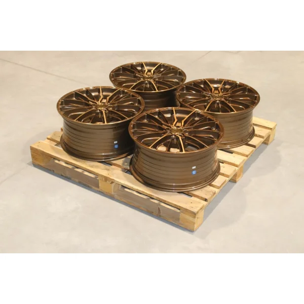 Set of CVR7 20x9 ET35 5x112 Brushed Bronze