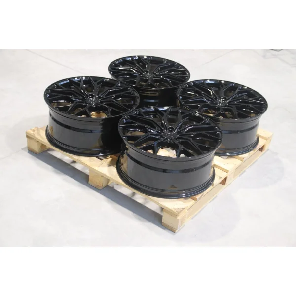 Set of CVR1 22x9,5 ET42 5x127 Platinum Black