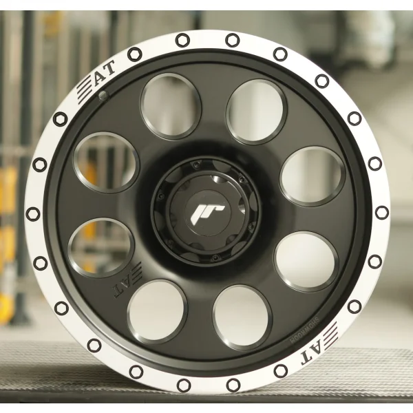 JR Wheels JRX4 17x8,5 Matt Black w/Machined Lip