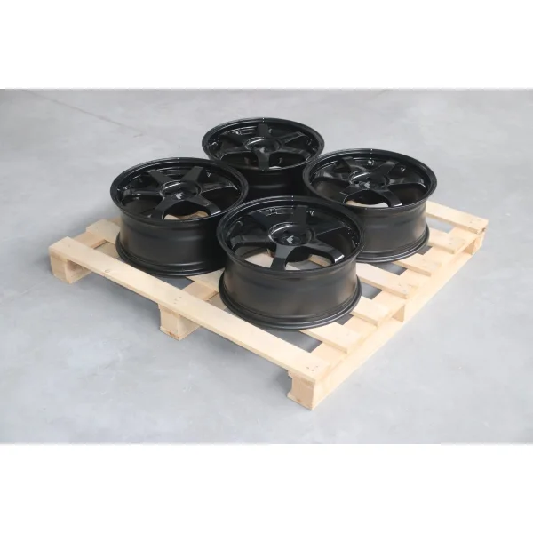 Set of JR3 18x8 ET35 5x100 Gloss Black