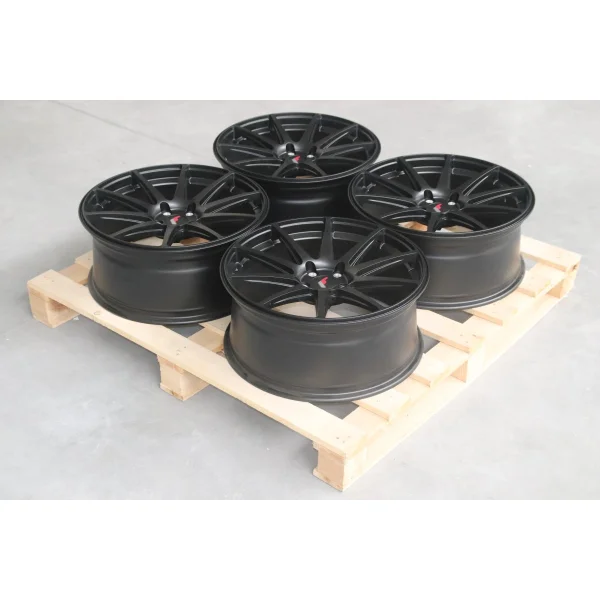 Set of JR11 20x8,5 ET35 5x114,3 Matt Black