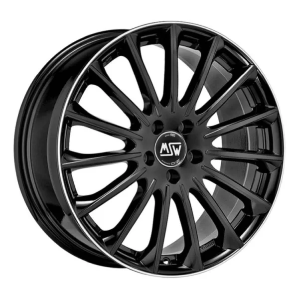 Felgi Aluminiowe 17" MSW 30 5x112 7,5J ET48 Gloss Black Diamond Lip