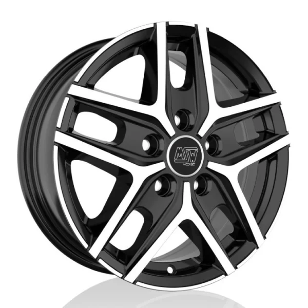 Felgi Aluminiowe 16" MSW 40 VAN 5x120 6,5J ET60 Gloss Black Full Polished