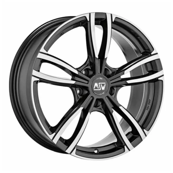 Felgi Aluminiowe 17" MSW 73 5x120 7,5J ET32 Gloss Dark Grey Full Polished